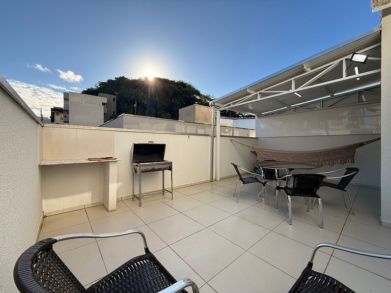 NC01- 2 Quartos| Terraço c/ Churrasqueira| Garagem