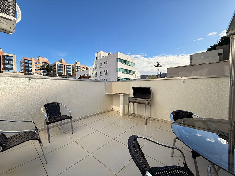 NC01- 2 Quartos| Terraço c/ Churrasqueira| Garagem